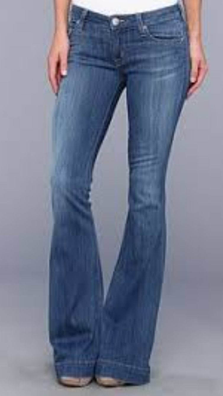 Hudson Petite Ferris blue flare jeans Size 31x31 Retro Boho Hippie Festival